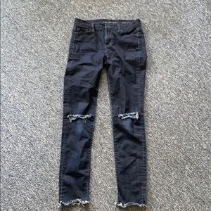 Calvin Klein ripped skinny jeans